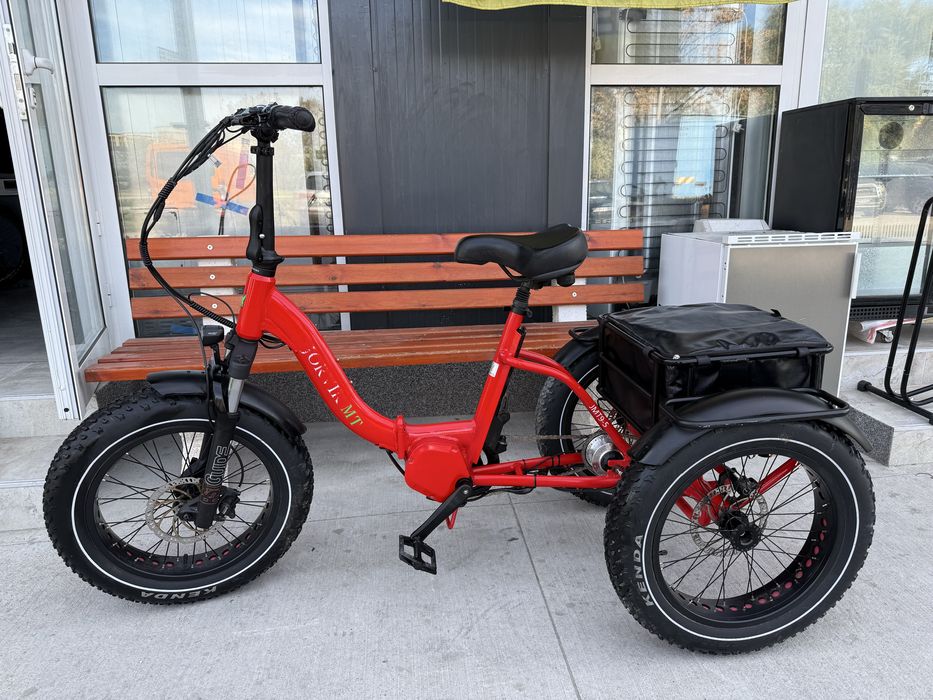 Електрическа Триколка Fat Tire Jorvik Mid Drive 20цола