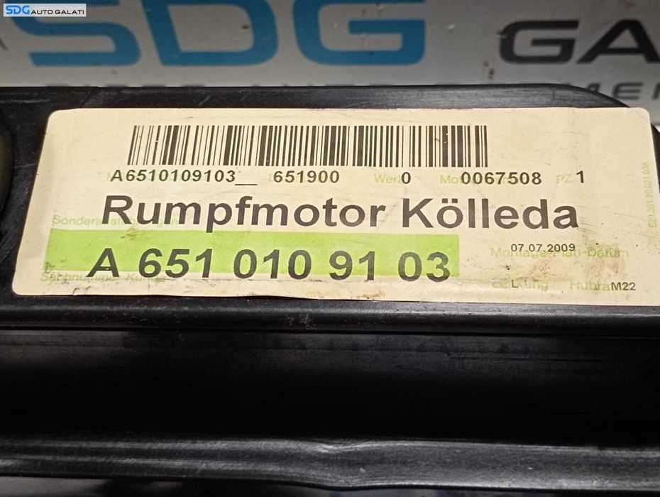 Capac Culbutori Chiulasa Chiuloasa Motor Mercedes Clasa ML Class ML W166 2011 - 2015 Cod A6510100230 A6510109103 A6510104309 [M4935]