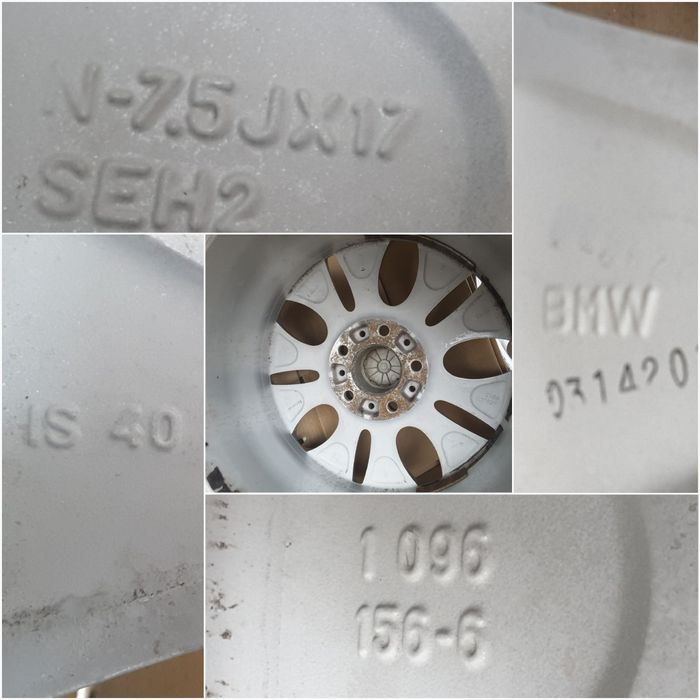 jante aliaj 17; 5x120; originale Bmw X5 E53, X3 E83, F25