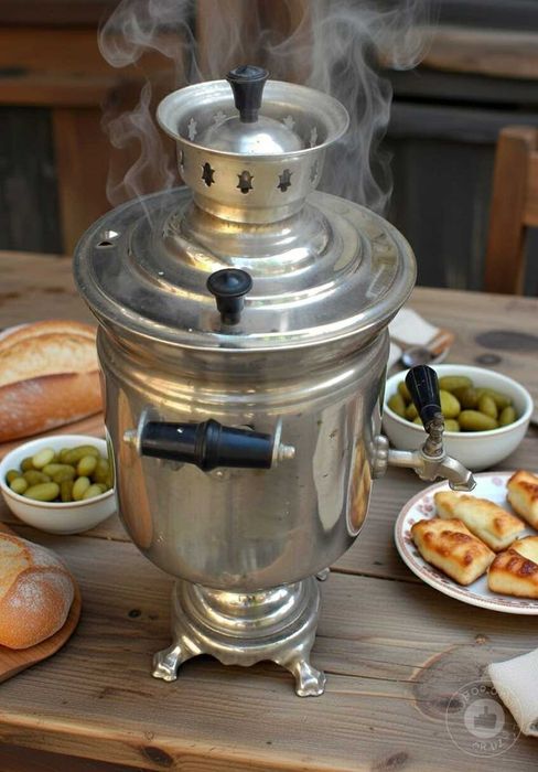 Самовар жаровой (угольный, на дровах) Тульский(СССР)