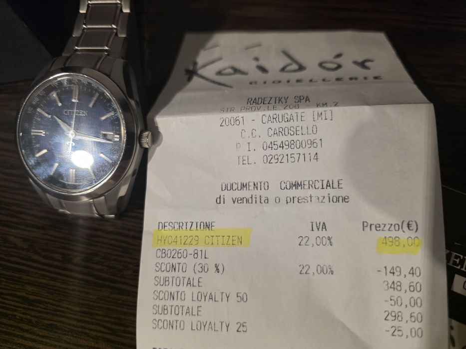 Citizen Eco-Drive Super Titanium, referință CB0260-81L (calibru H145)