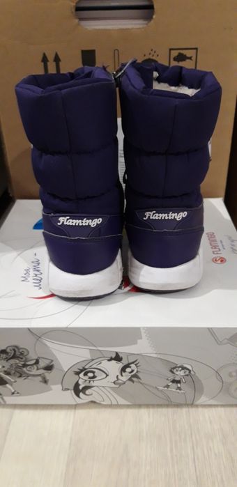 Зимние сапоги фламинго
