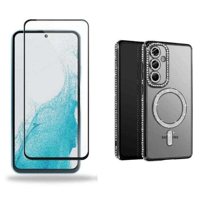 Samsung A16/A17/A36/A56 Husa Magnetica Sparling + Folie Sticla Total