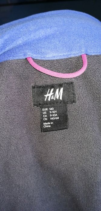 Детско софтшел яке H&M, 9-10 г. размер 140