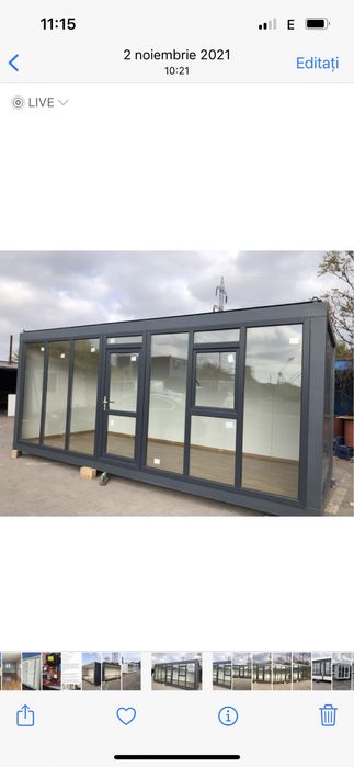 Vand container vitrina modular