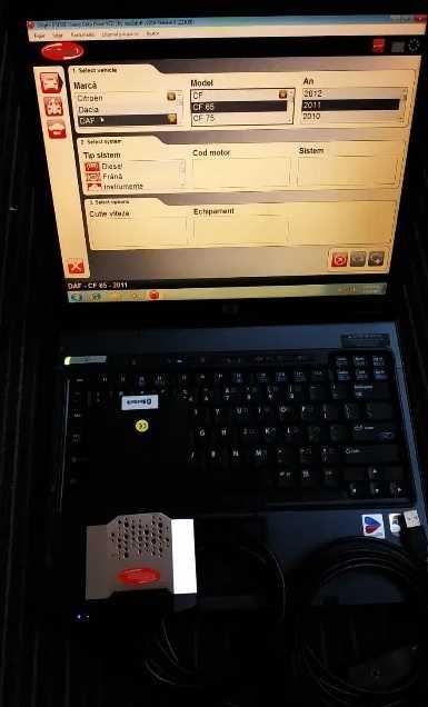 Tester auto Bluetooth + Tableta Panasonic CF20 Diagnoza Turisme+Camion