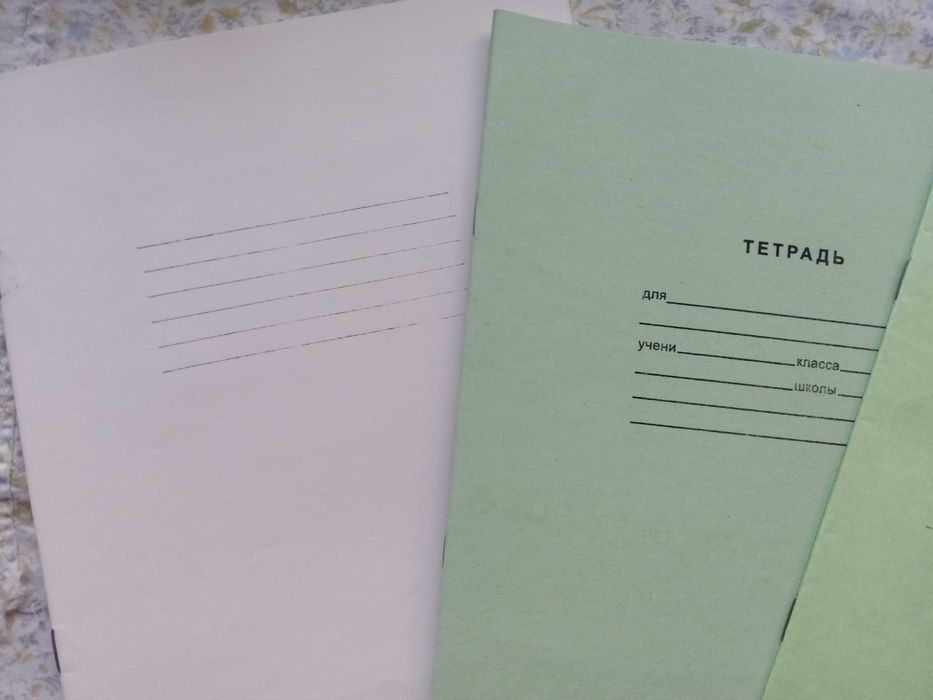 Школьные тетради 12 листов.