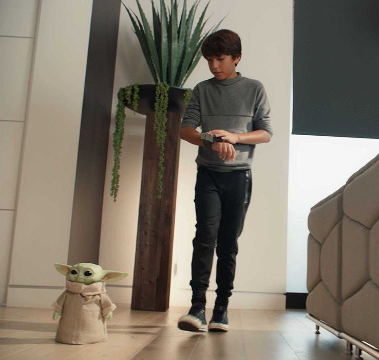 Star Wars Мандалориан Бебе Йода Galactic Grogu с дистанционно