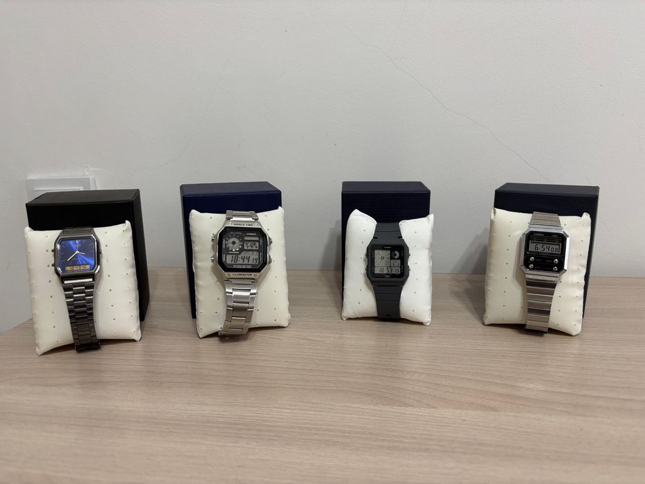 Часы Casio, 4 модели, все в отличном состоянии