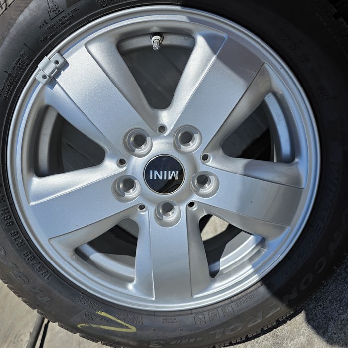 Jante R15, Mini Cooper Heli Spoke, F55, F57, F58, anvelope 175 65 15 Pirelli