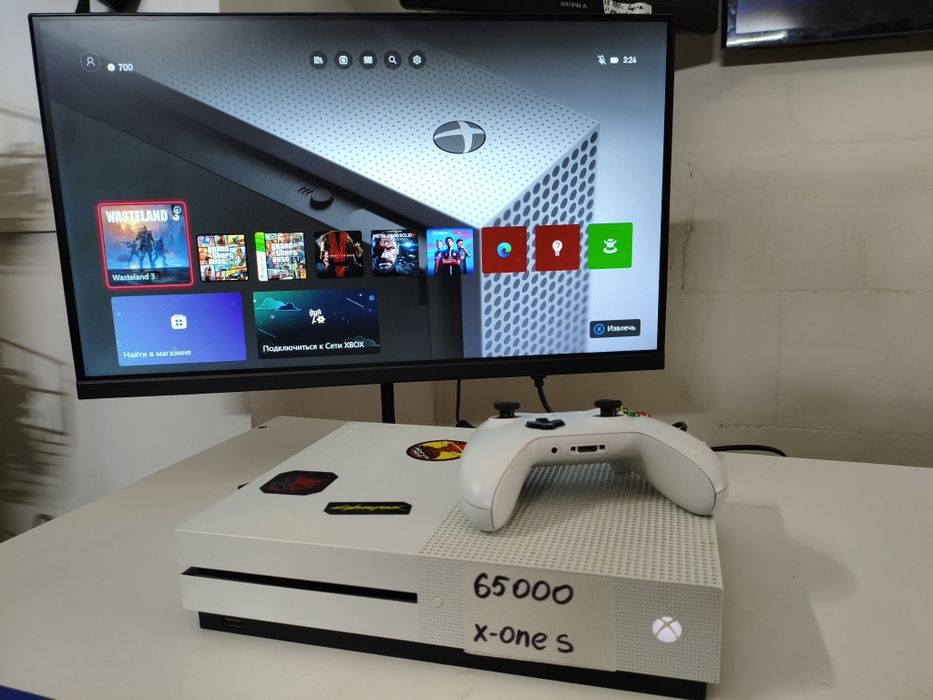 Xbox one S 512gb с играми