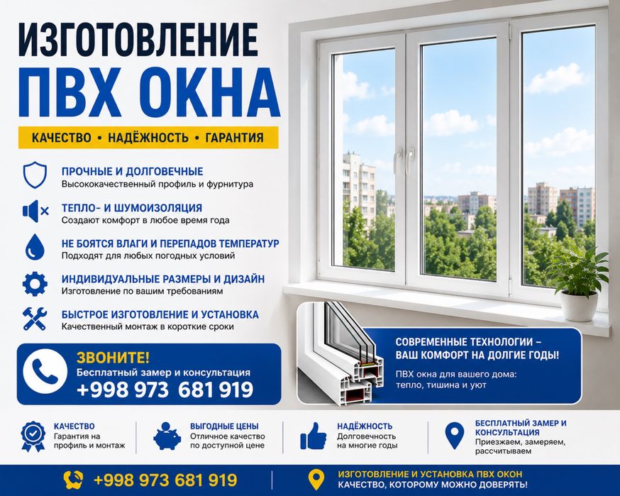 Изготовления пласт окна и рамы