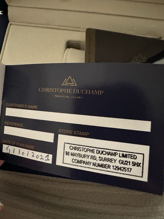 Christophe Duchamp мъжки часовник