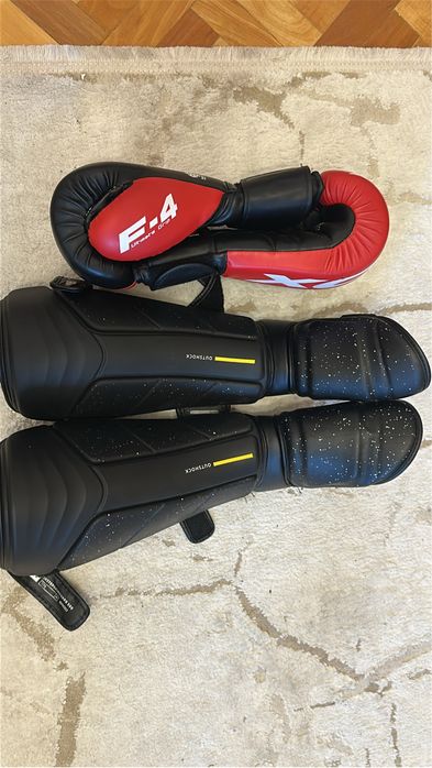 Set box RDX + apărători tibie Outshock – stare bună