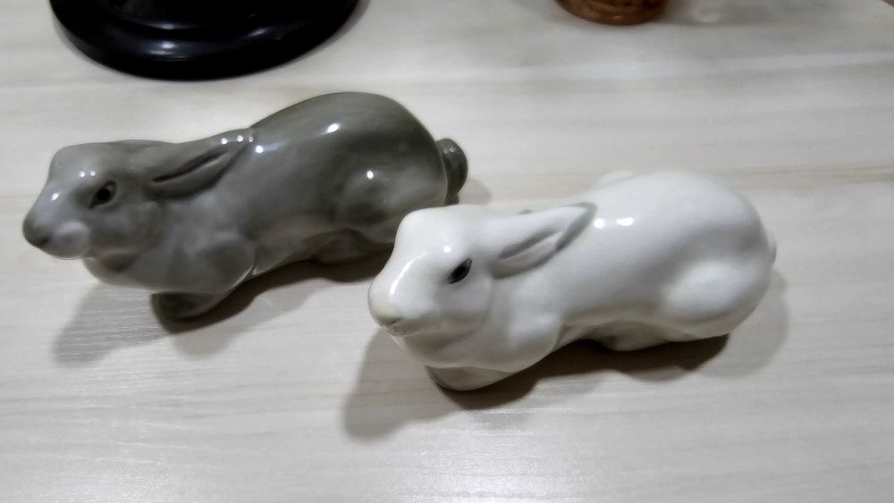 Статуэтки. Зайцы. ЛФЗ.