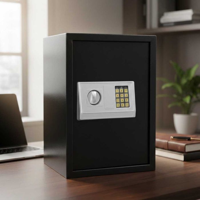 Електронен сейф 43L с аварийни ключове и монтажни болтове