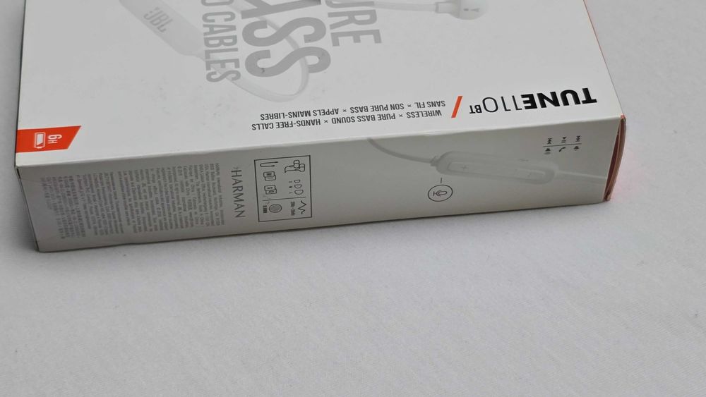 JBL Tune 110Bt Run 2 White wireless