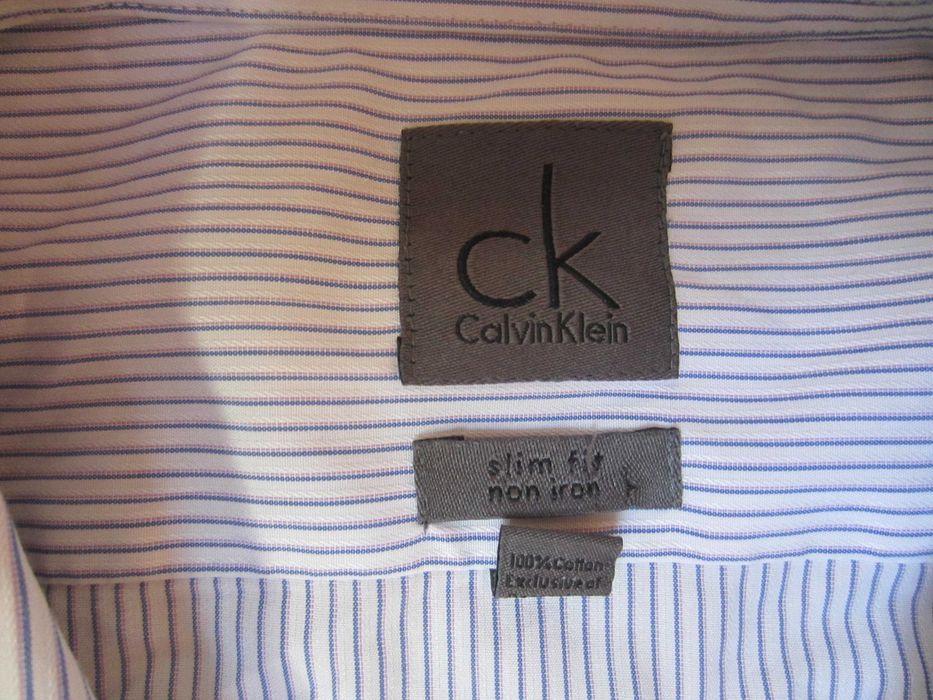 Camasa Calvin Klein, masura 44, slim fit, 100%Bumbac, stare f.buna