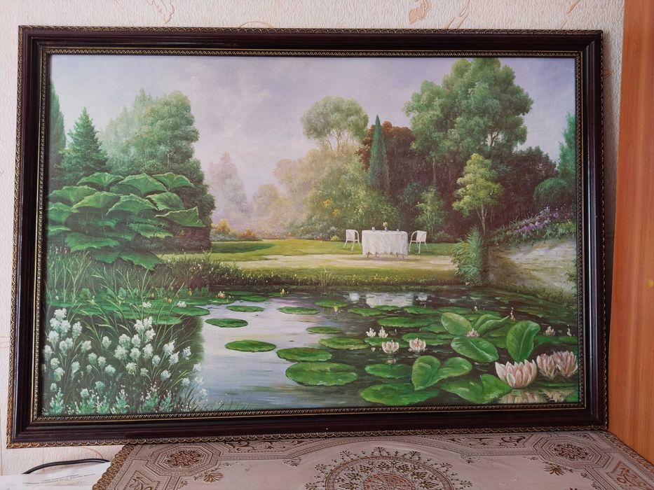 Картина в рамке. Размер 100*70 см