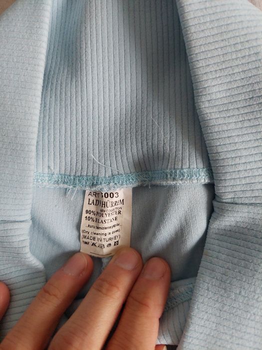 Costum sport fitness albastru deschis