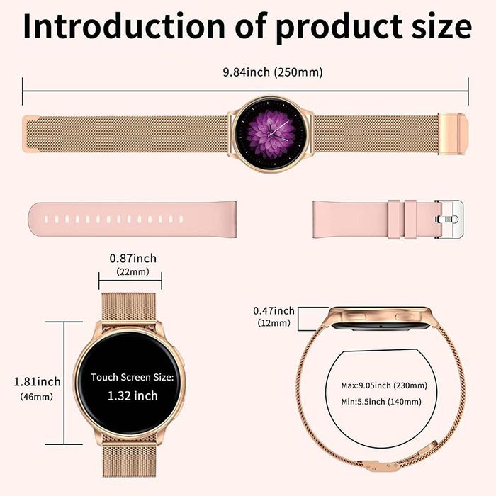 Smartwatch G35 Gold Nou