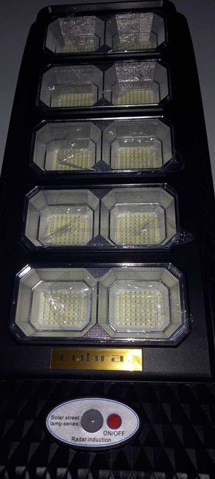 МОЩНА улична соларна лампа Cobra  Кобра 600W, 900W, 1200W, 1500W