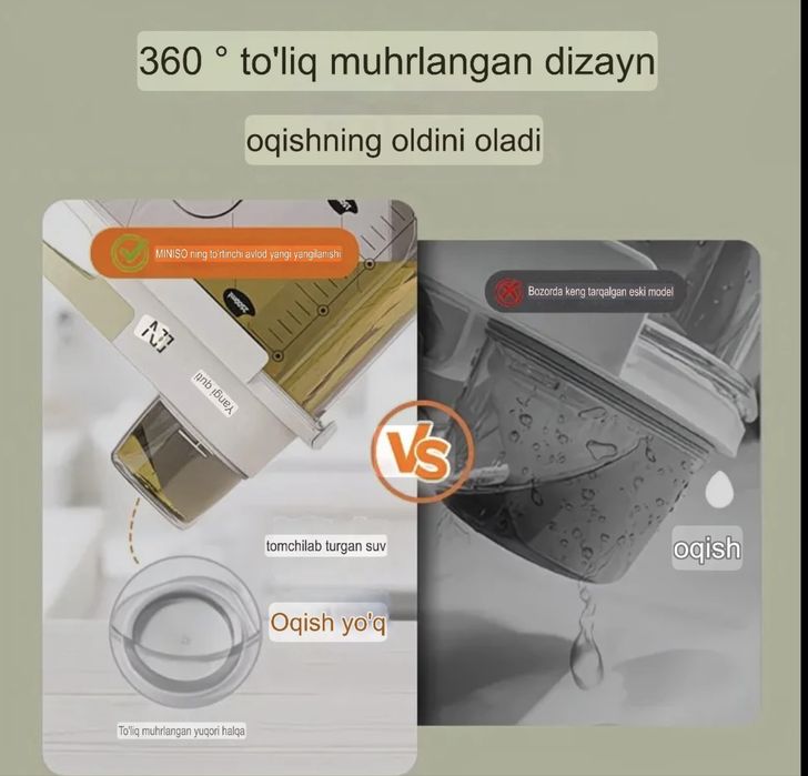 100% kafolatlangan yuqori sifatli oshxona anjomlari!