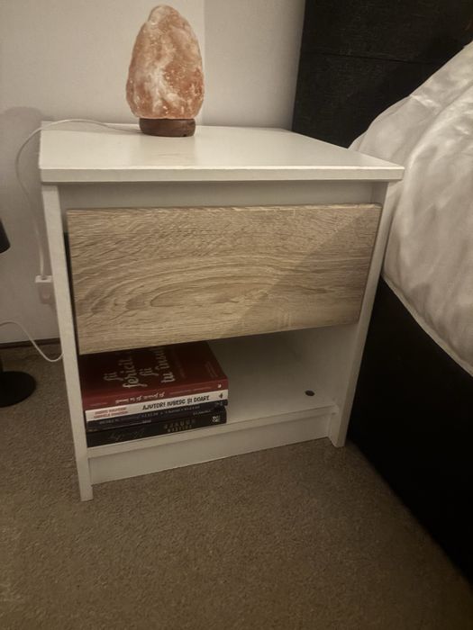 Pat matrimonial , comoda si 2 noptiere