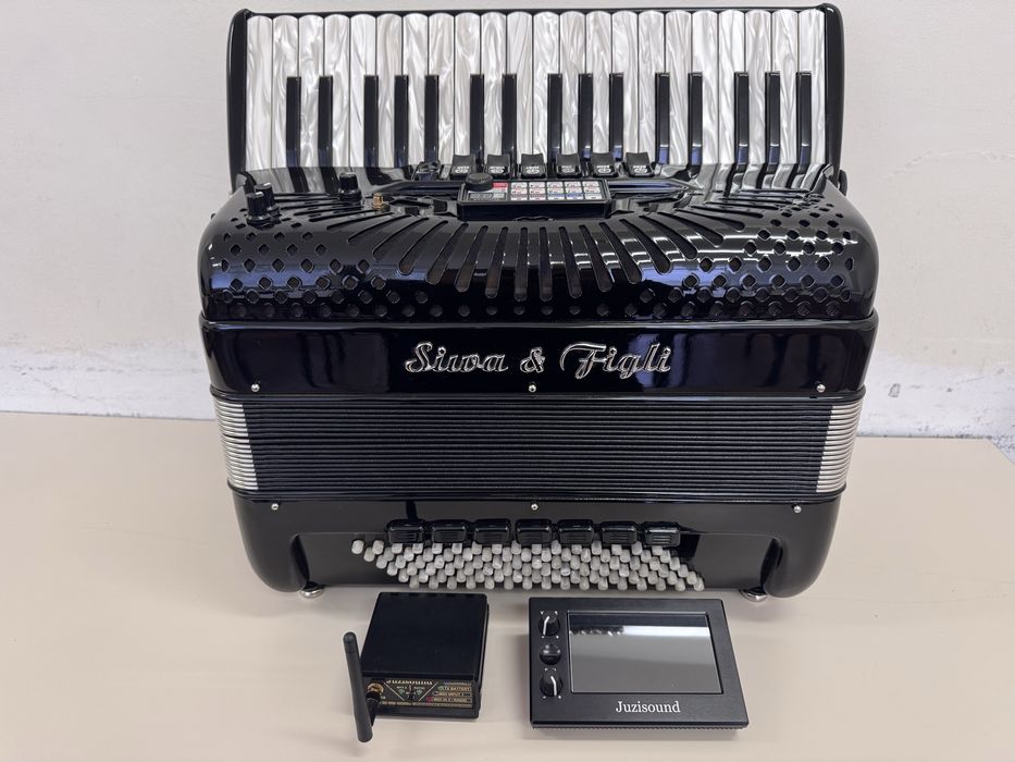 Акордеон Siwa i Figli - акустичен  с MIDI система Juzisound
