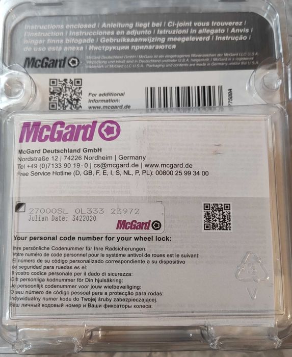 Секретни болтове McGard Нови неръждаеми с най-високо качество