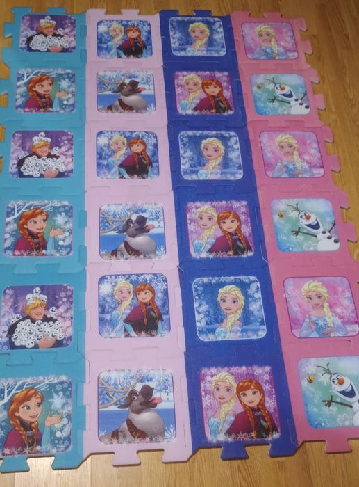 Copilul tau sta pe jos? Covor puzzle (180x120)cm de inalta calitate