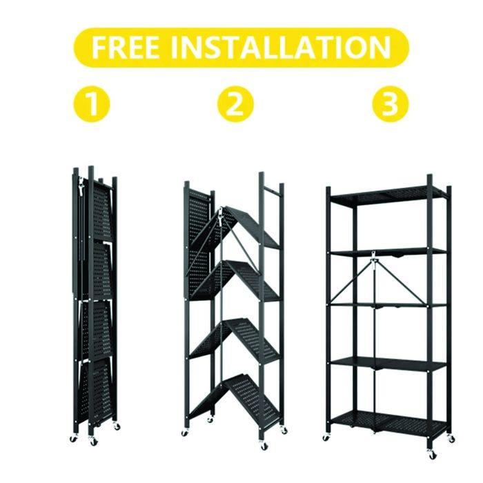 Стеллаж на колесиках трансформер разнообразит интерьер ванной комнаты