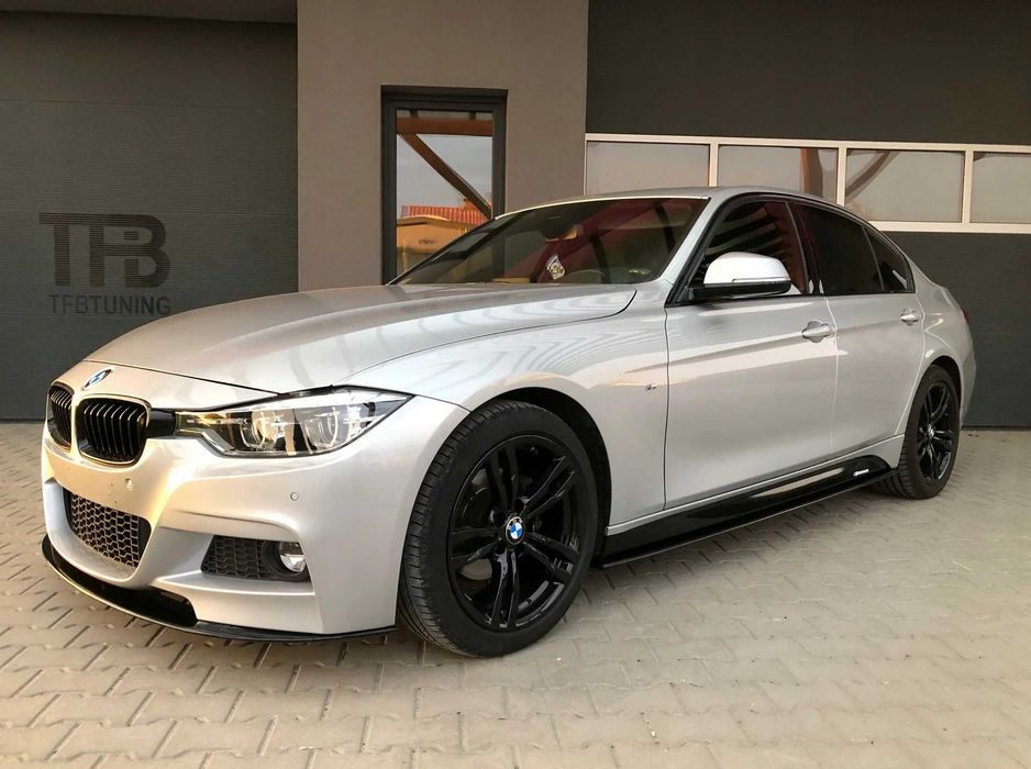 Prelungire bara fata fusta spoiler lip BMW Seria 3 F30 F31 M PACHET