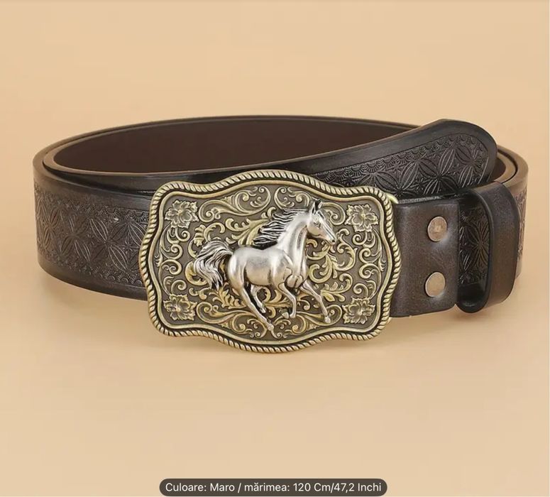 Curele cowboy din piele ecologica