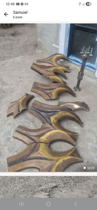 Vand masa din bronz