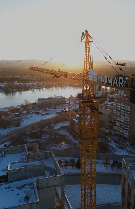 Башенный кран. 2017 год. QTZ-125