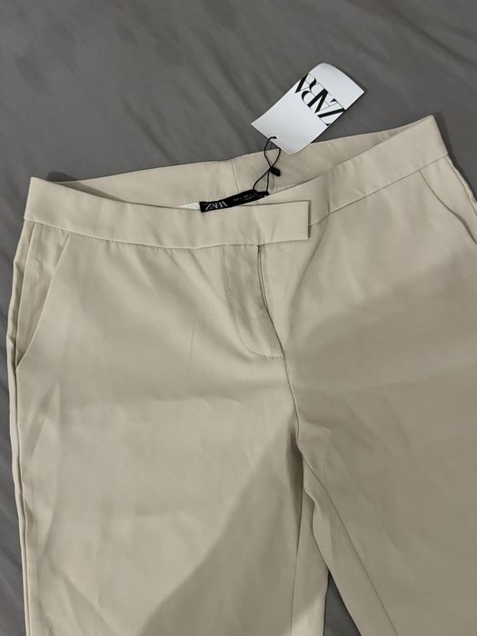 Zara классические брюки клещ