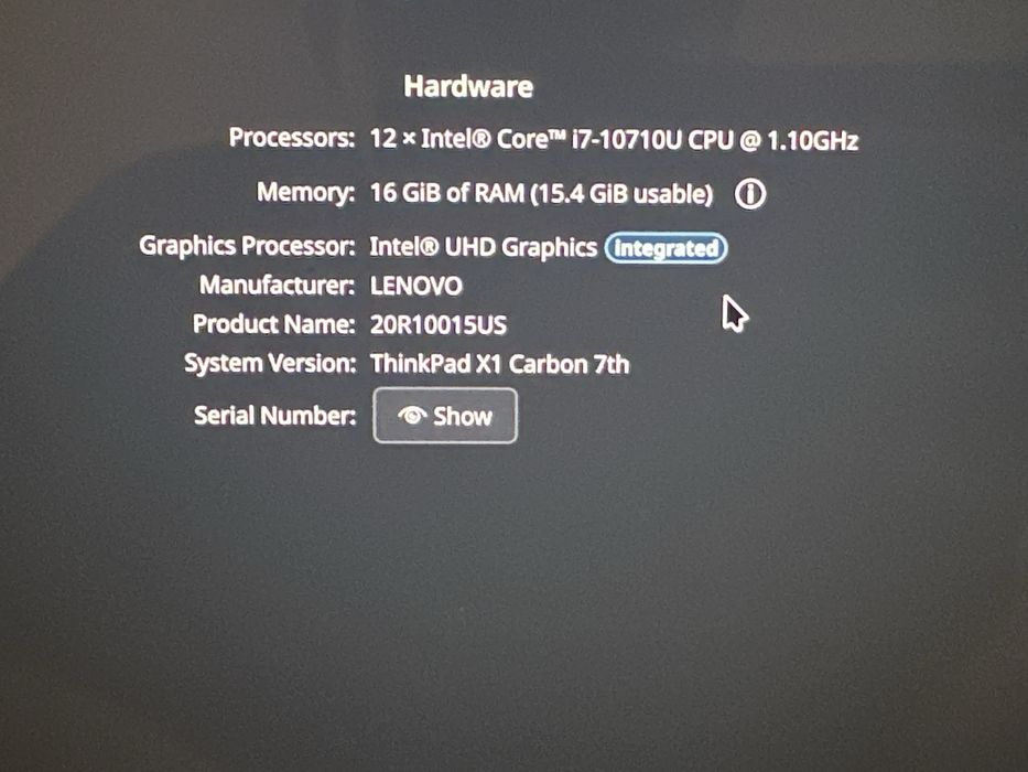 Thinkpad x1 carbon