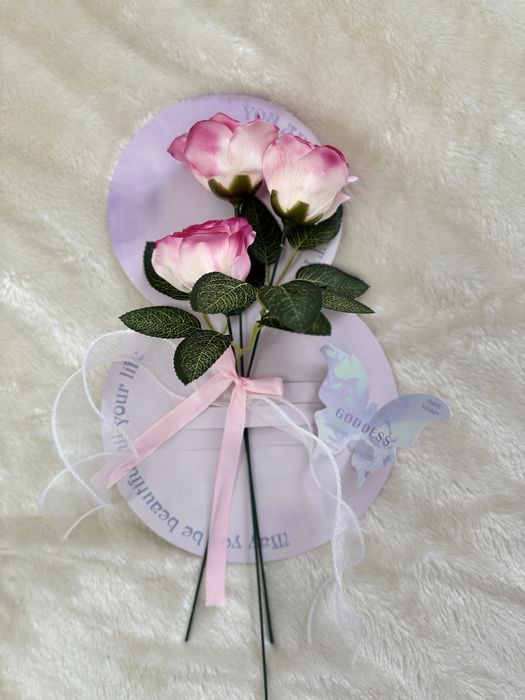 Букет из мыльных роз