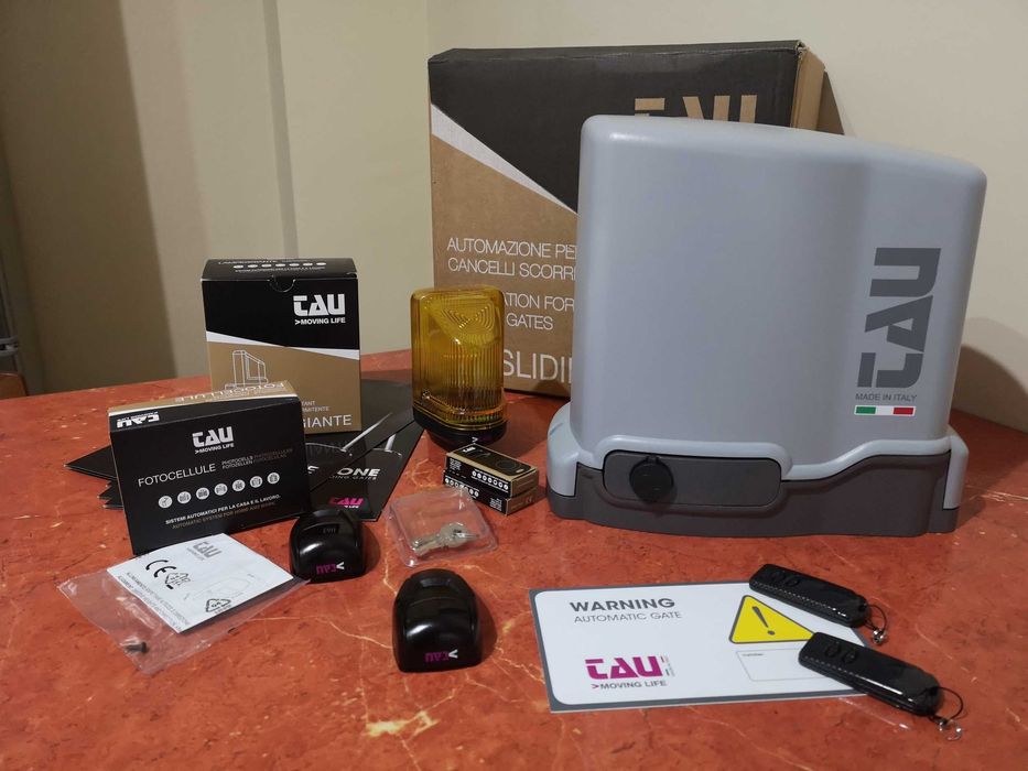 Kit complet porti culisante de 4,5m automatizare TAU500+ set feronerie