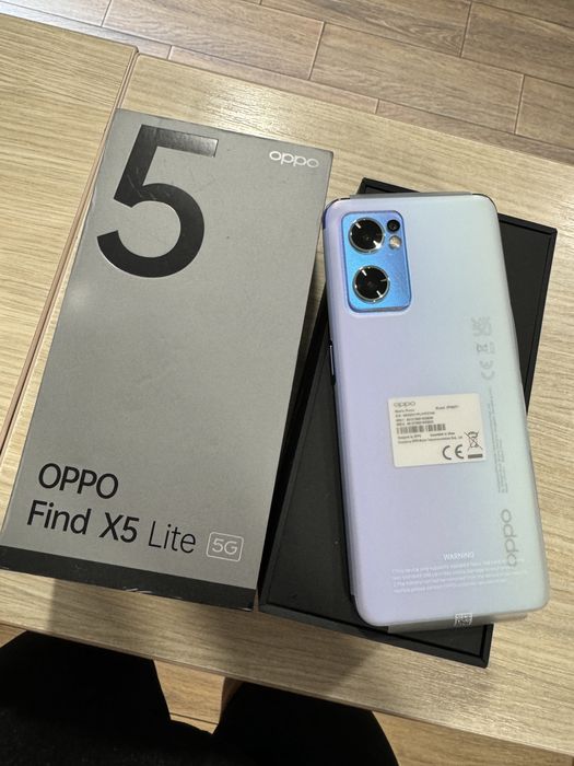 Oppo Find X5 Lite, 256GB, 8GB RAM, 5G, Startrails Blue, NOU/Neactivat!