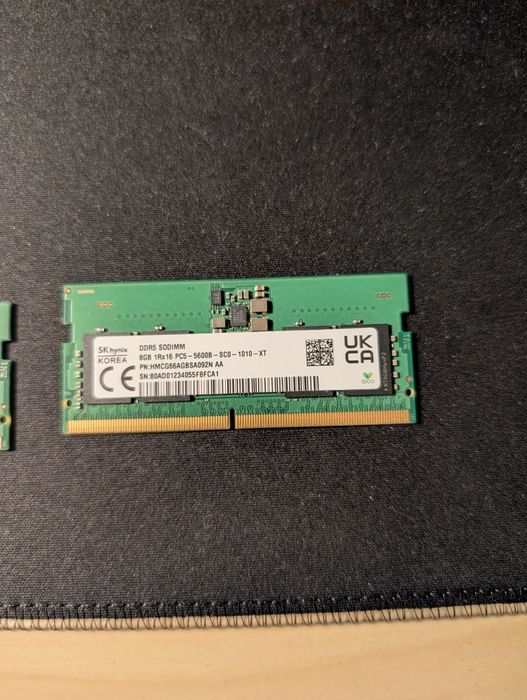 Vând 2x8 gb RAM ddr5