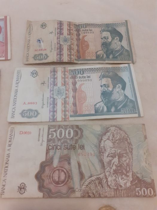 Bancnote, monede vechi