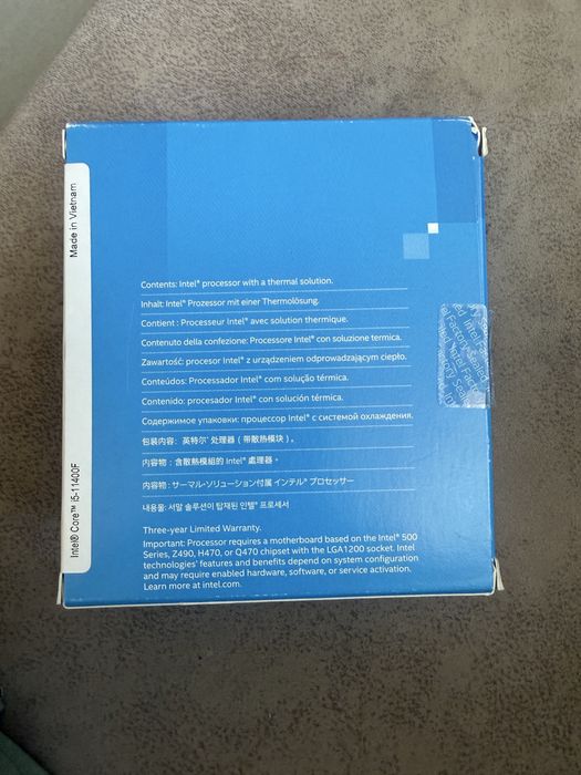 Процесор intel i5 11400F LGA 1200