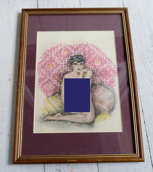 Редкая литография 1930-х годов