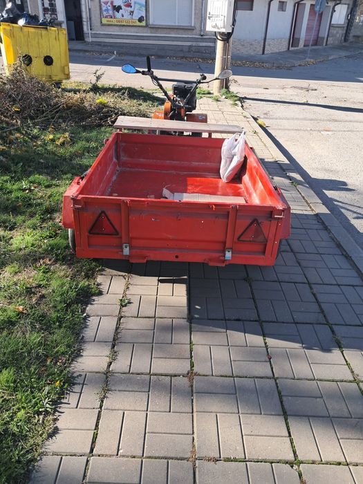 Мотофреза с ремарке