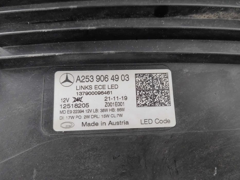 Фар Mercedes GLC W253 Multibeam ляв /Фар Мерцедес ГЛЦ W253 Оригинален