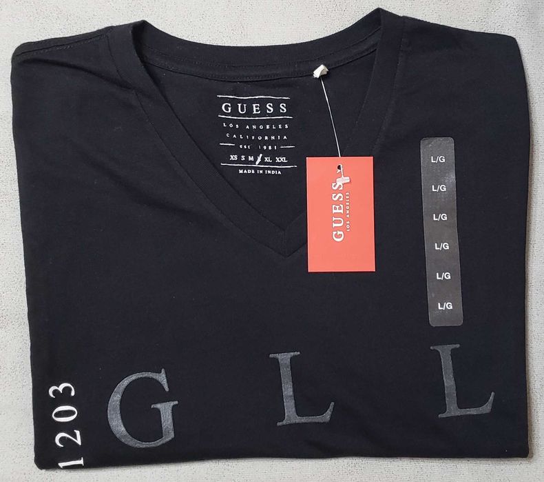 Нови оригинални фланелки GUESS - 100% памук, размер - L