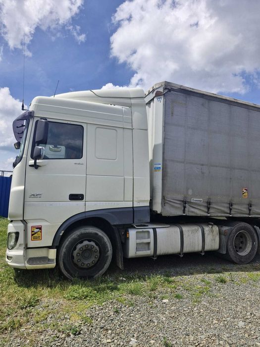 Ansamblu cap tractor Daf XF 106.460 2017 + semiremorca Krone standard 2014