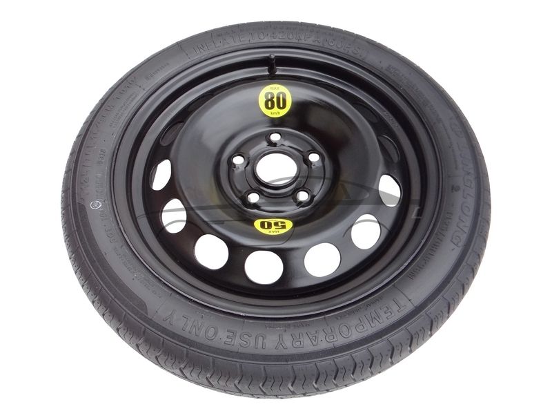 Нова резервна гума патерица за VW, AUDI, SEAT, SKODA, FORD, MG 125/70R16 5x112x57,1